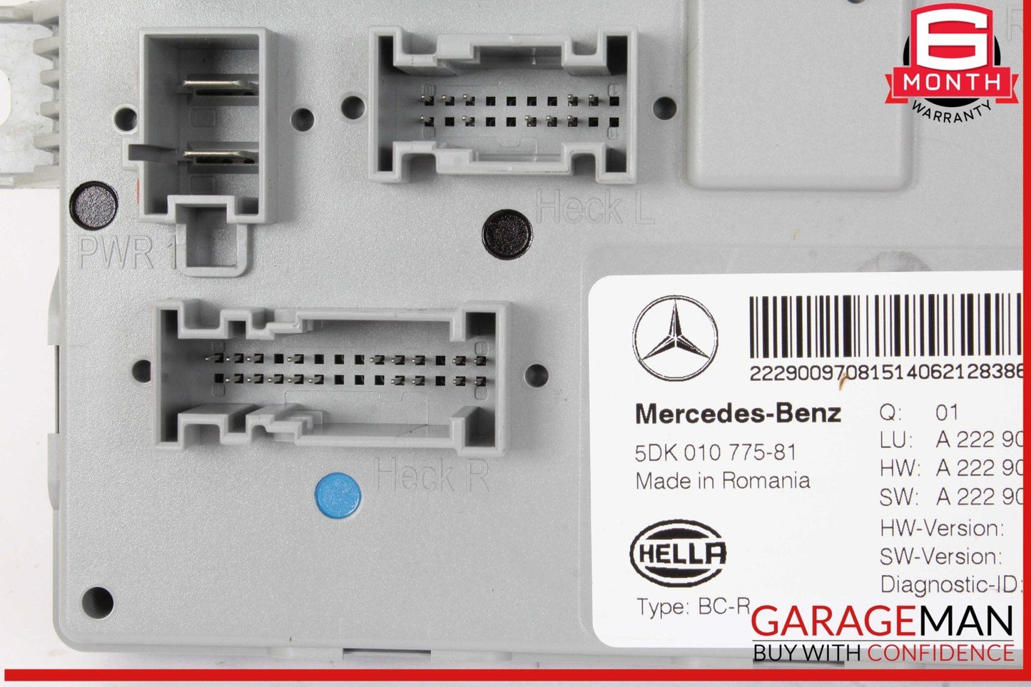 15-18 Mercedes W205 C300 C400 C350e Rear Trunk SAM Control Module Unit OEM