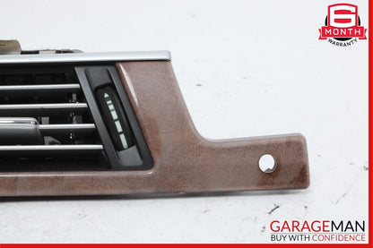 10-13 Mercedes W212 E350 E550 Front Left Side Dash AC A/C Air Vent Trim Wood