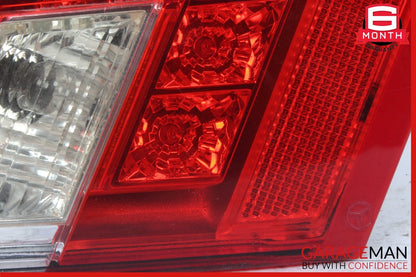 10-13 Mercedes W212 E350 E400 E63 AMG Sedan Rear Left Side Inner Tail Light Lamp