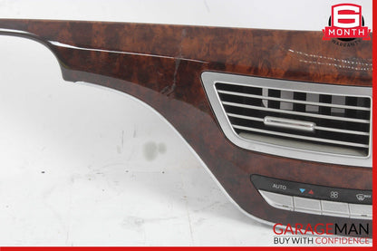 07-13 Mercedes W221 S550 S350 Center Dash Heater Switch Control Panel Assembly