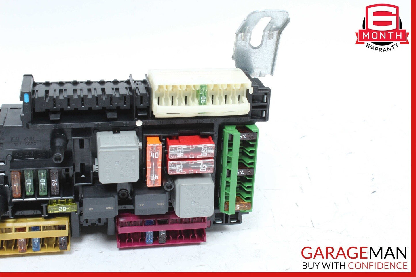 12-14 Mercedes W204 C250 C300 C63 AMG Rear SAM Module Fuse Relay Box Assembly