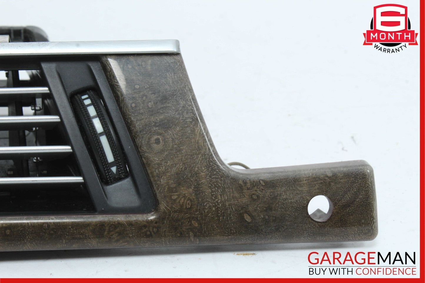 10-13 Mercedes W212 E350 Dashboard Dash AC A/C Air Vent Left Trim Wood OEM