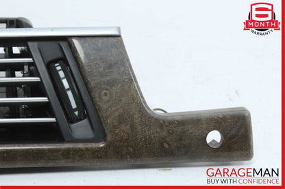 10-13 Mercedes W212 E350 Dashboard Dash AC A/C Air Vent Left Trim Wood OEM