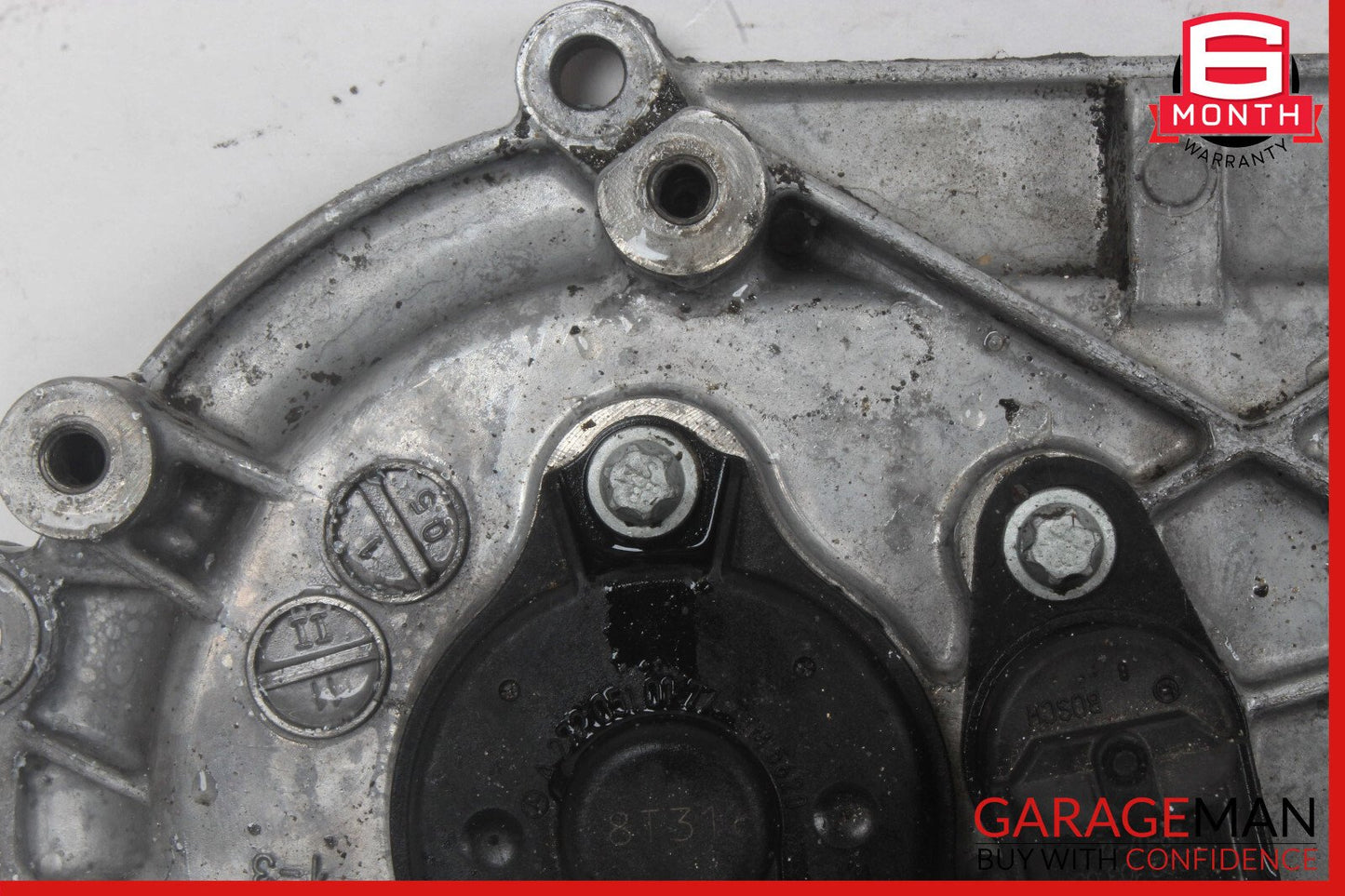05-13 Mercedes W211 E350 Front Left Side Engine Timing Chain Cover Plate OEM