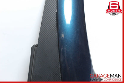05-11 Mercedes R171 SLK350 Rear Right Side Window Roof C Pillar Panel Blue