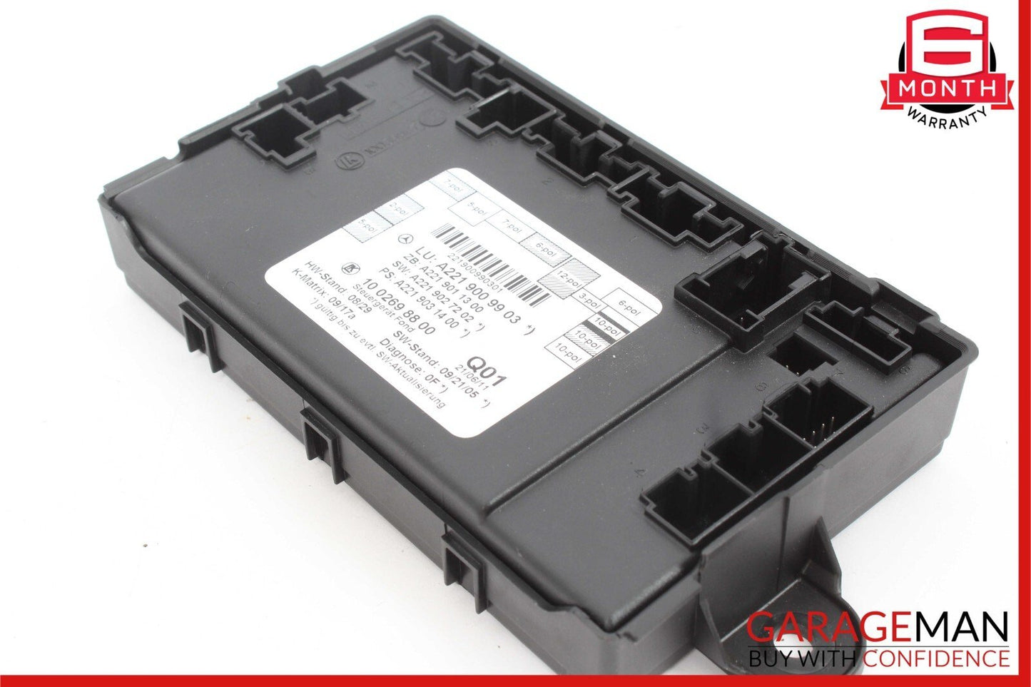 07-13 Mercedes W221 S500 S550 Rear Right or Left Side Door Control Module Unit