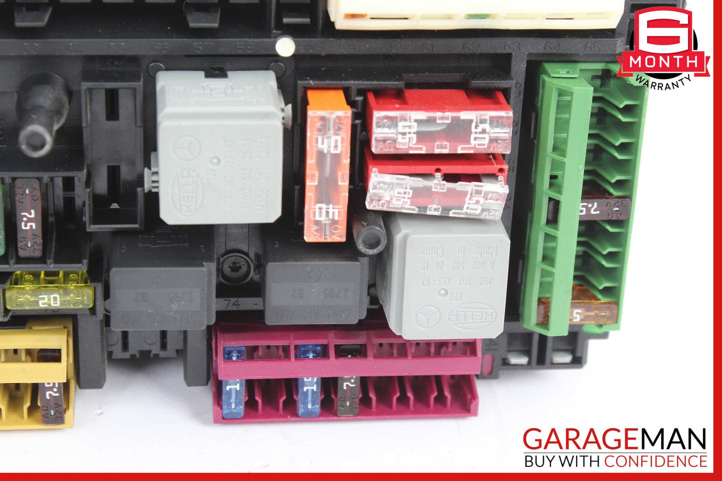 10-14 Mercedes W204 C250 C300 Rear Fuse Relay Box 2049060105 OEM