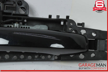 17-24 Audi Q7 Rear Left Driver Side Exterior Door Handle Black 4M0837885 OEM