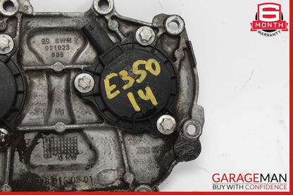 12-18 Mercedes W212 E350 E550 Front Left / Right Engine Timing Chain Cover Plate