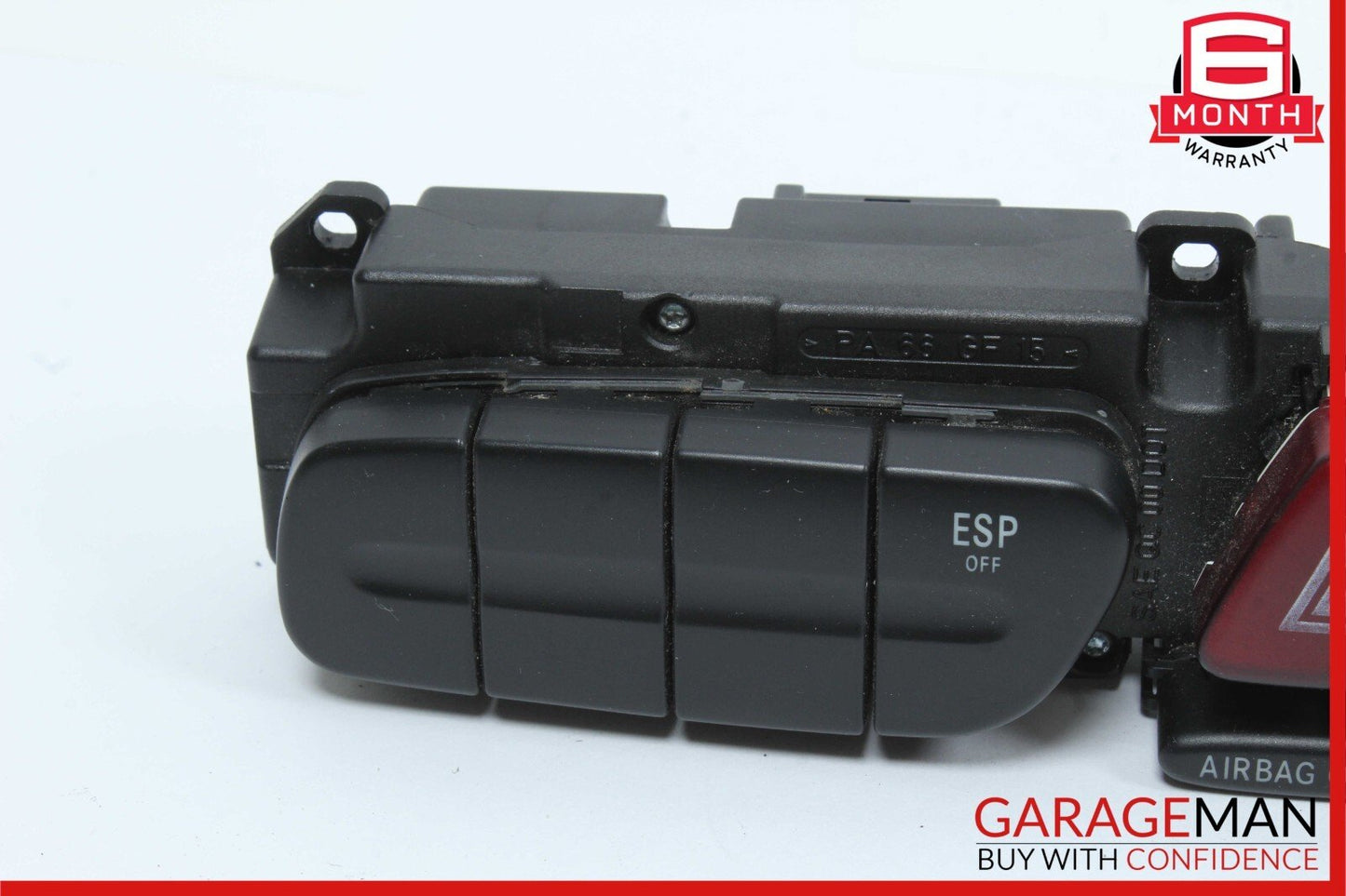 01-04 Mercedes W203 C240 Dashboard Dash Hazard Light Control Switch Panel OEM