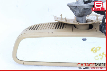 07-09 Mercedes W211 E350 E550 E63 AMG Interior Rear View Mirror Brown OEM