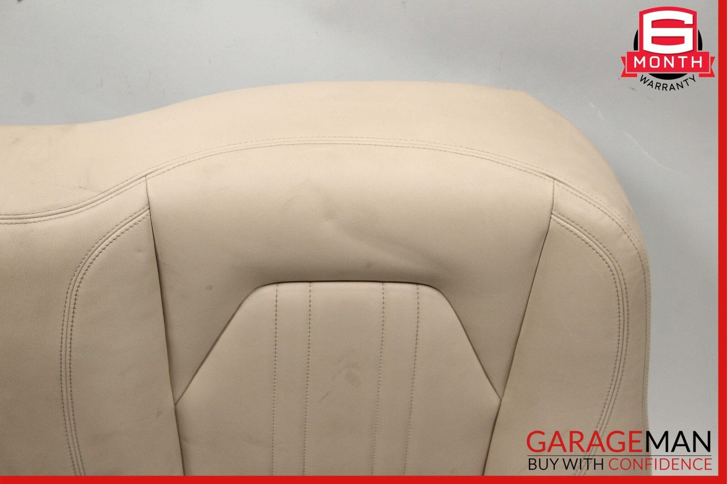 14-17 Maserati Ghibli Rear Lower Bottom Bench Seat Cushion Cover Beige OEM