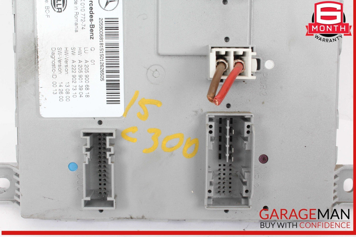 15-18 Mercedes W205 C300 C400 Dashboard Sam Signal Acquisition Module Unit OEM