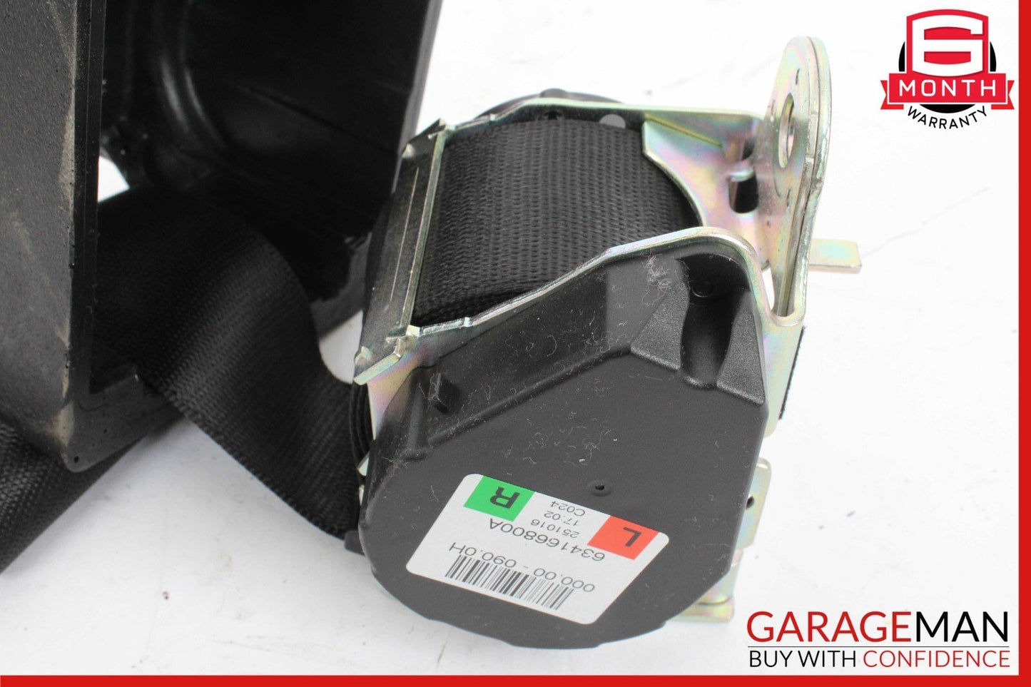 17-20 Maserati Levante S M161 Rear Left or Right Side Seatbelt Black OEM