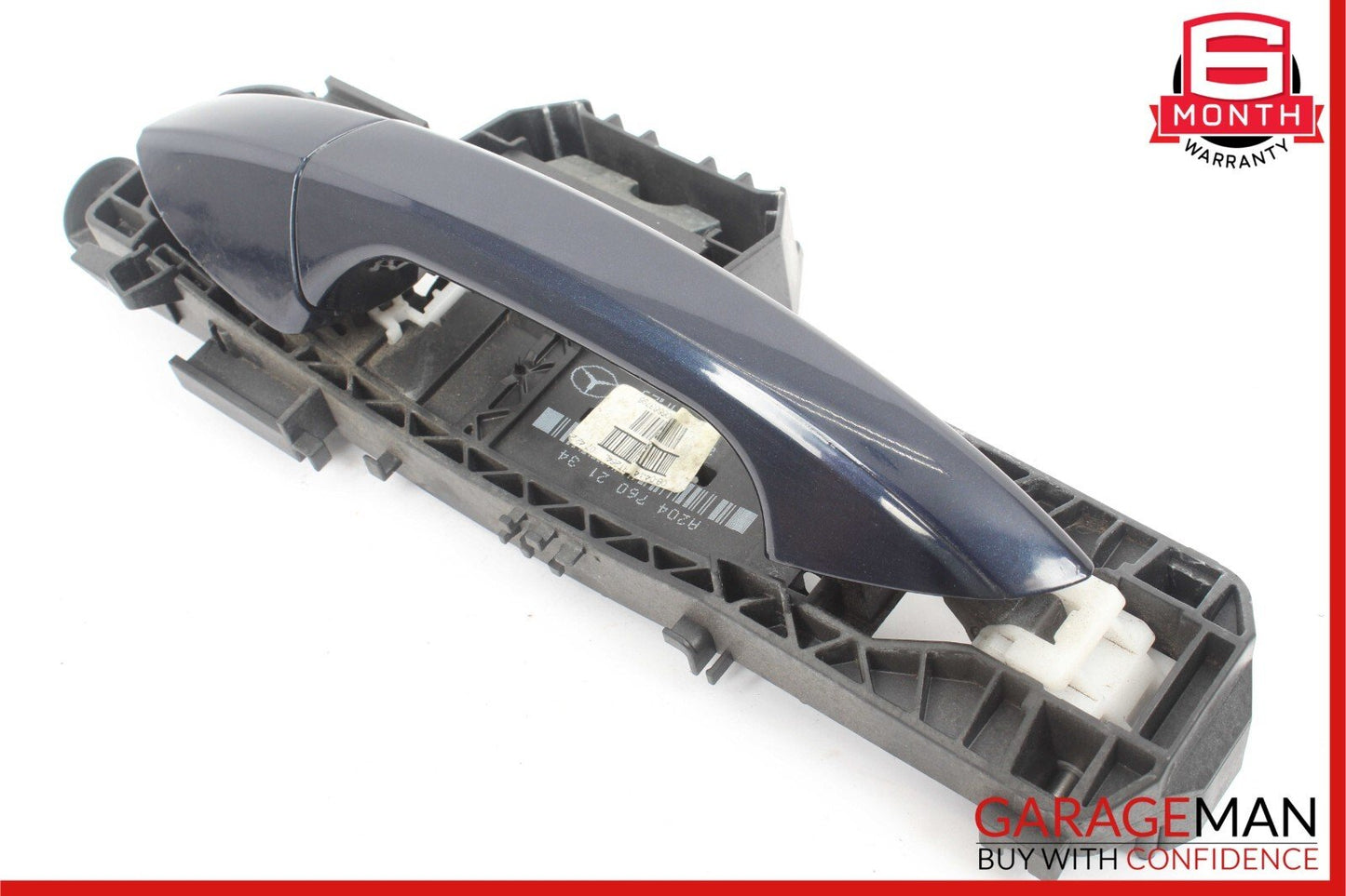 08-14 Mercedes W204 C300 Rear Left Driver Side Exterior Door Handle Blue OEM