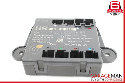 08-14 Mercedes W204 C300 C350 Sedan Rear Right Side Door Control Module Unit