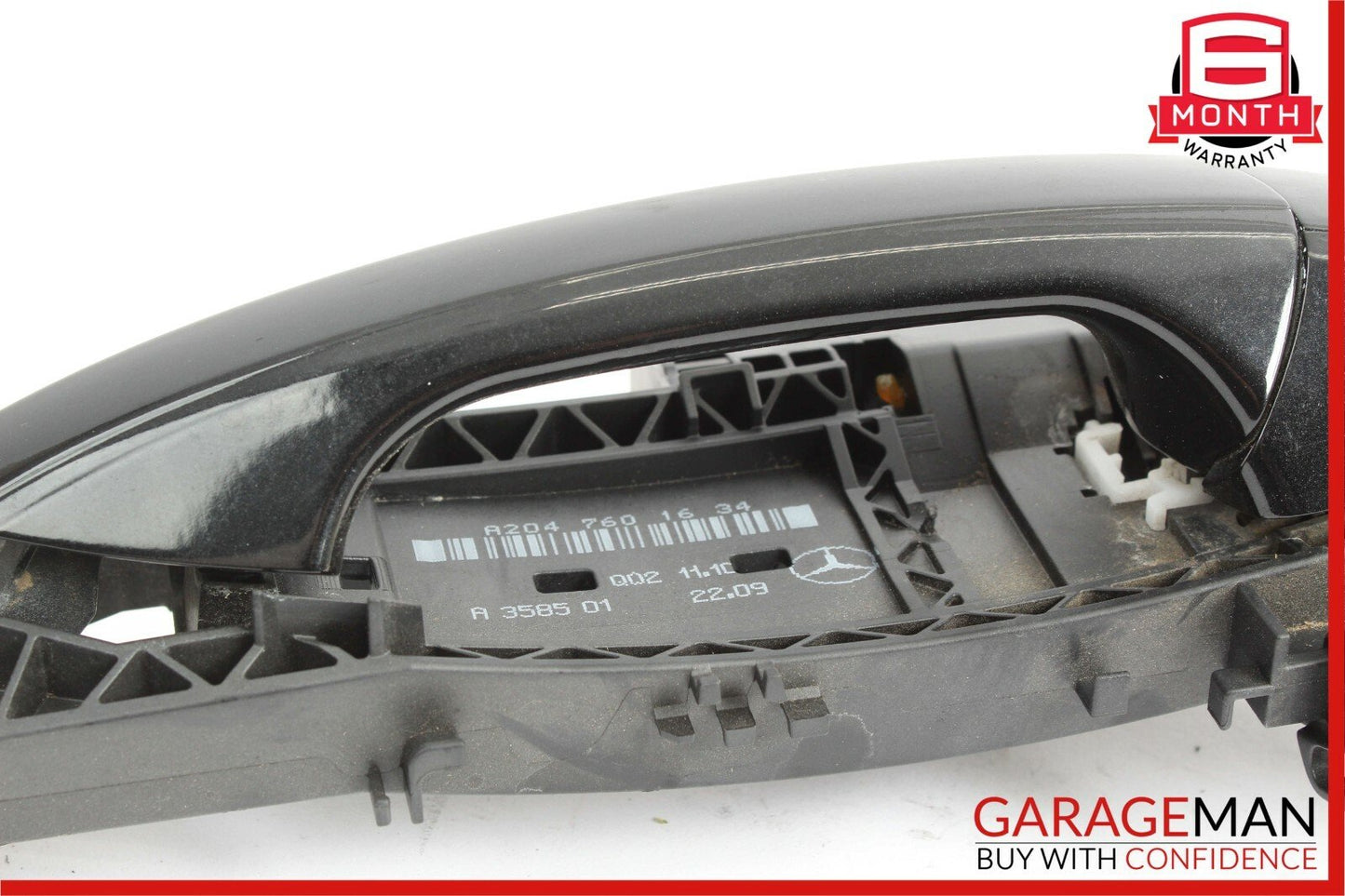 08-14 Mercedes W204 C250 Rear Right Passenger Side Exterior Door Handle Black