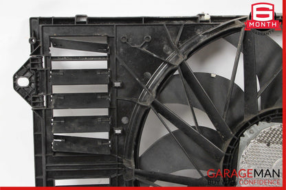 10-16 Porsche Panamera 970 4.8L Radiator Engine Electric Cooling Fan Shroud Assy