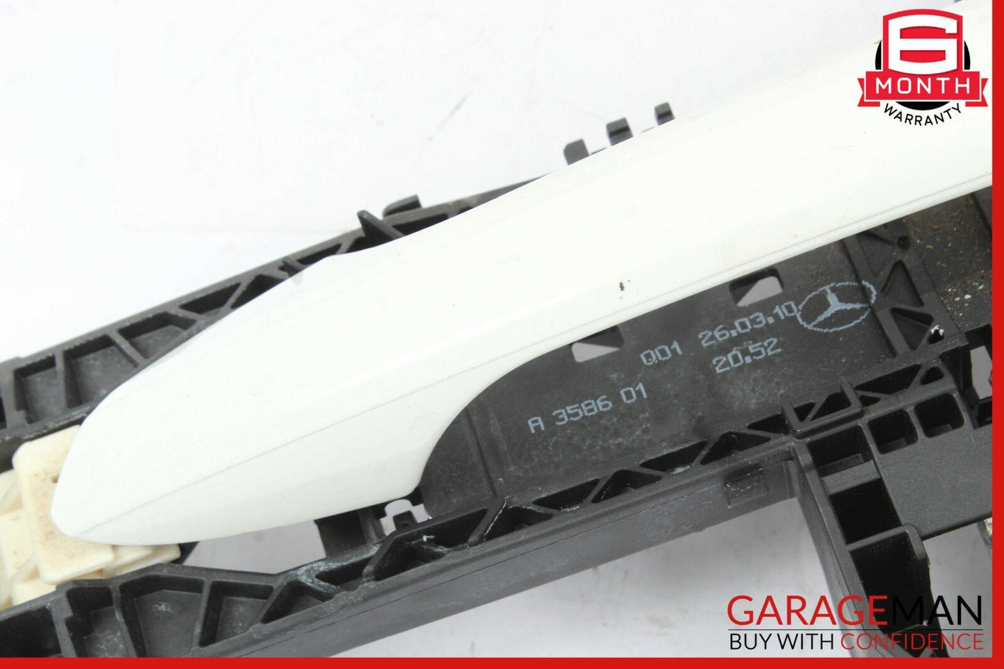 08-11 Mercedes W212 E350 Rear Left Driver Side Exterior Door Handle White OEM