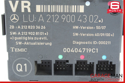 08-18 Mercedes W212 E350 E400 Front Right Side Door Control Module 212900430 OEM