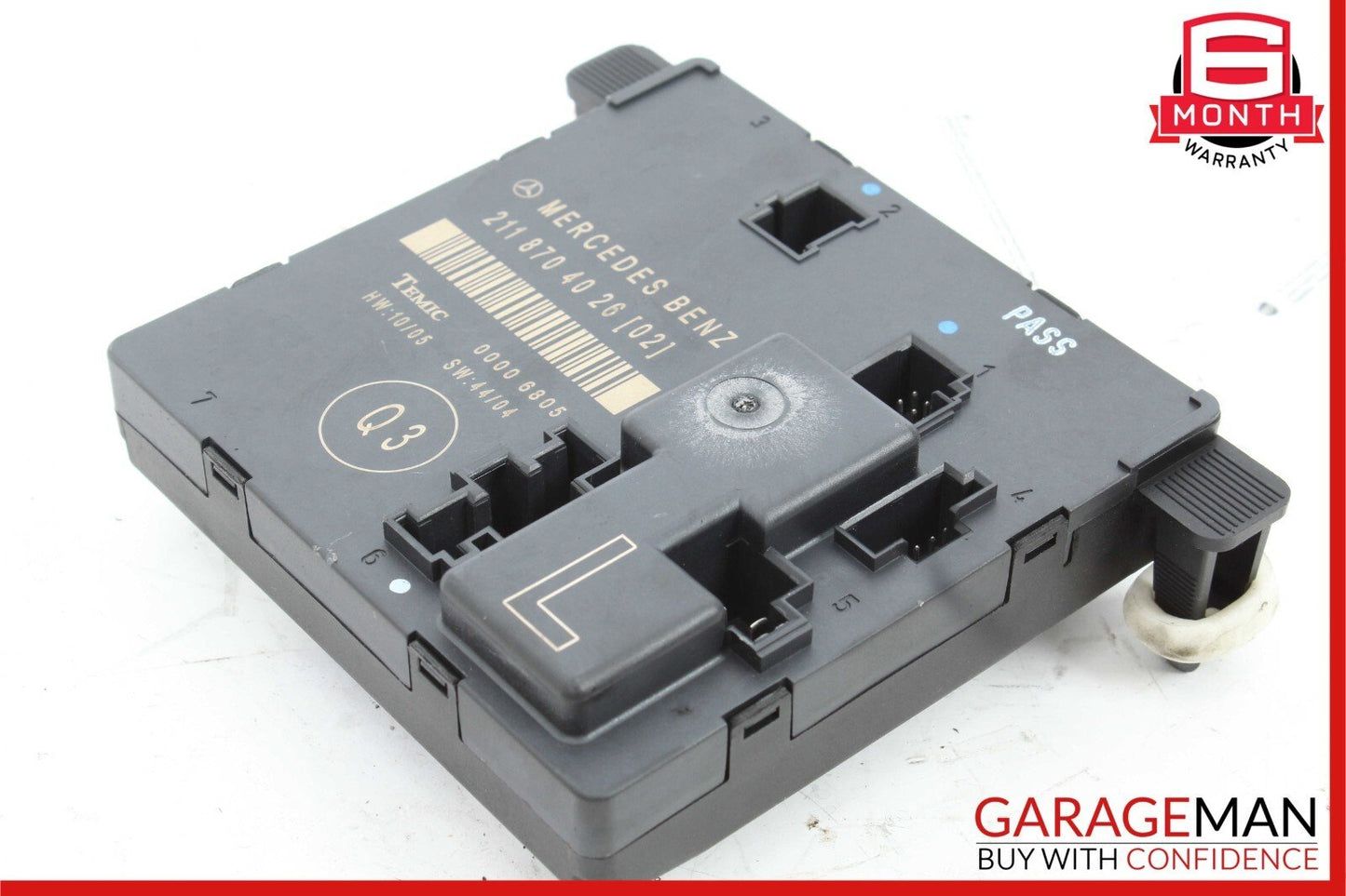 03-09 Mercedes W211 E350 E63 AMG Rear Left Driver Side Door Control Module Unit