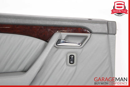 96-97 Mercedes W202 C230 C280 Rear Left Side Interior Door Panel Cover Grey OEM