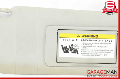 03-09 Mercedes W209 CLK350 CLK500 Front Right Side Windshield Sunvisor Sun Visor
