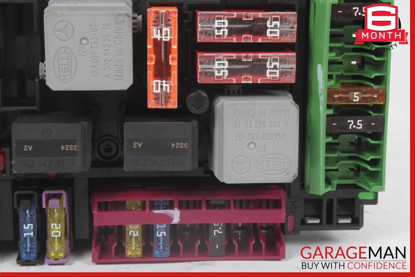10-18 Mercedes W207 E350 E63 AMG Rear Fuse Relay Box SAM Signal Acquisition OEM