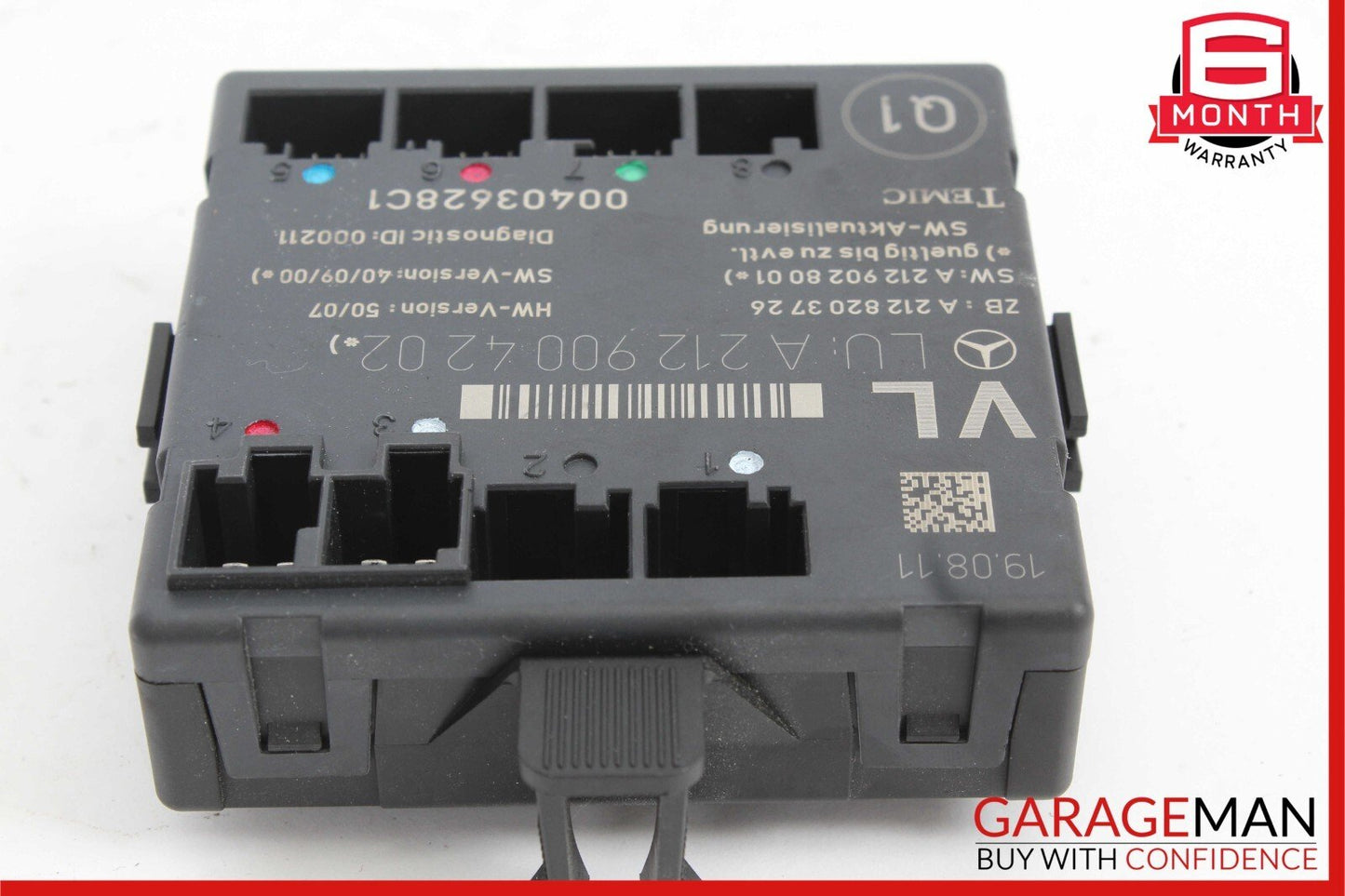 08-18 Mercedes C250 CLS400 GLK350 SLK350 Front Left Side Door Control Module