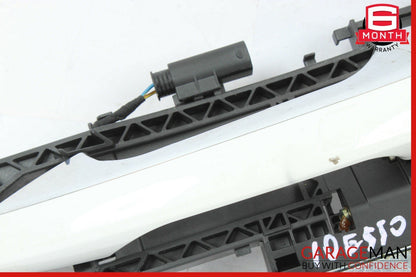 10-13 Mercedes W212 E350 E550 E63 AMG Rear Left Exterior Door Handle White OEM