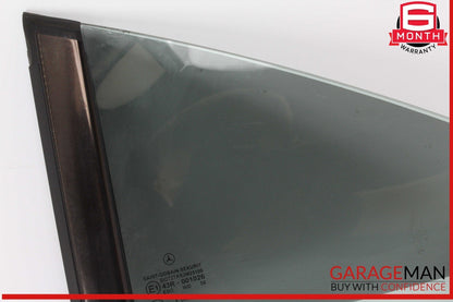 12-18 Mercedes W218 CLS550 Rear Left Driver Side Quarter Door Window Glass OEM