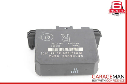 01-07 Mercedes W203 C230 C320 C55 Rear Right Side Door Computer Control Module
