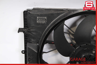 08-16 Mercedes W204 C300 E350 Engine Radiator Cooling Fan Motor Shroud Assy
