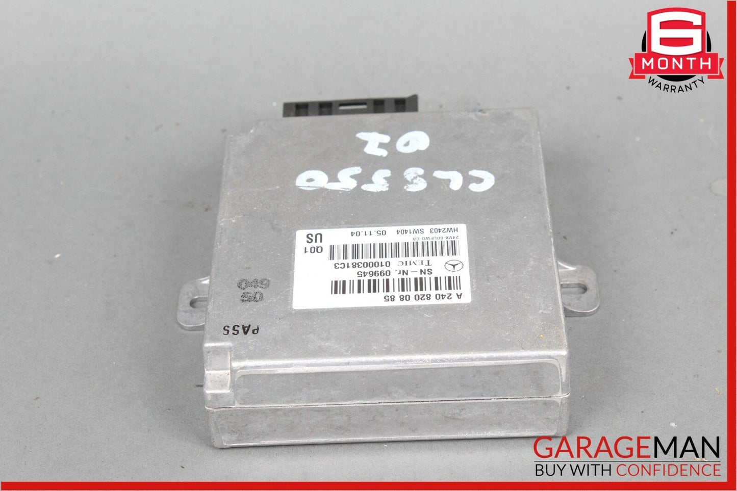 06-09 Mercedes W219 CLS500 Voice Computer Control Module 2408200885 OEM