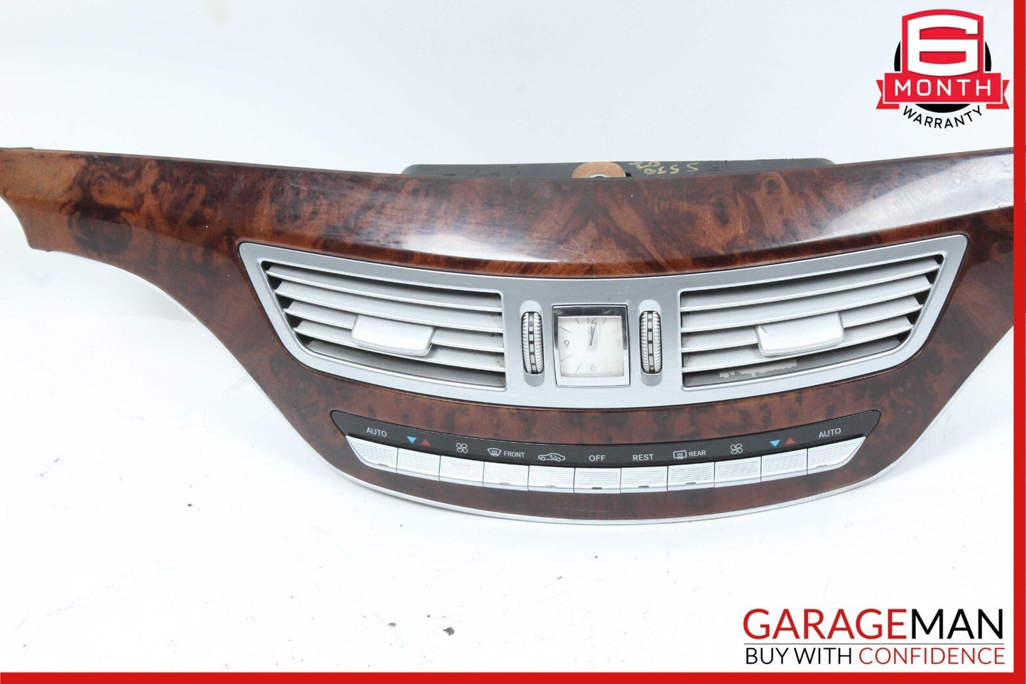 07-14 Mercedes W221 S550 Center Dash Heater Switch Control Panel Assembly OEM