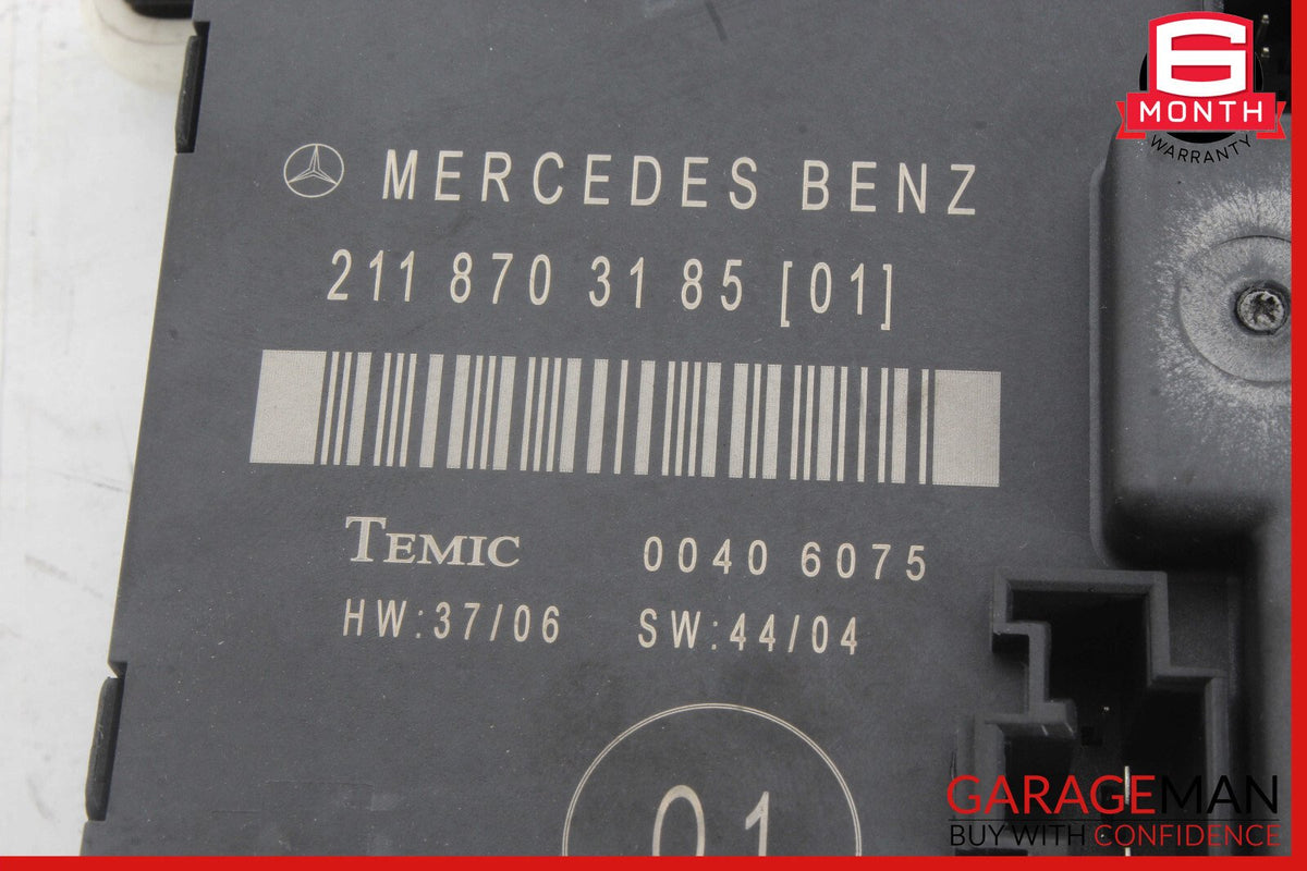 03-09 Mercedes W211 E350 E55 E63 AMG Rear Left Side Door Control Module