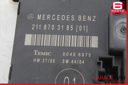 03-09 Mercedes W211 E350 E55 E63 AMG Rear Left Side Door Control Module