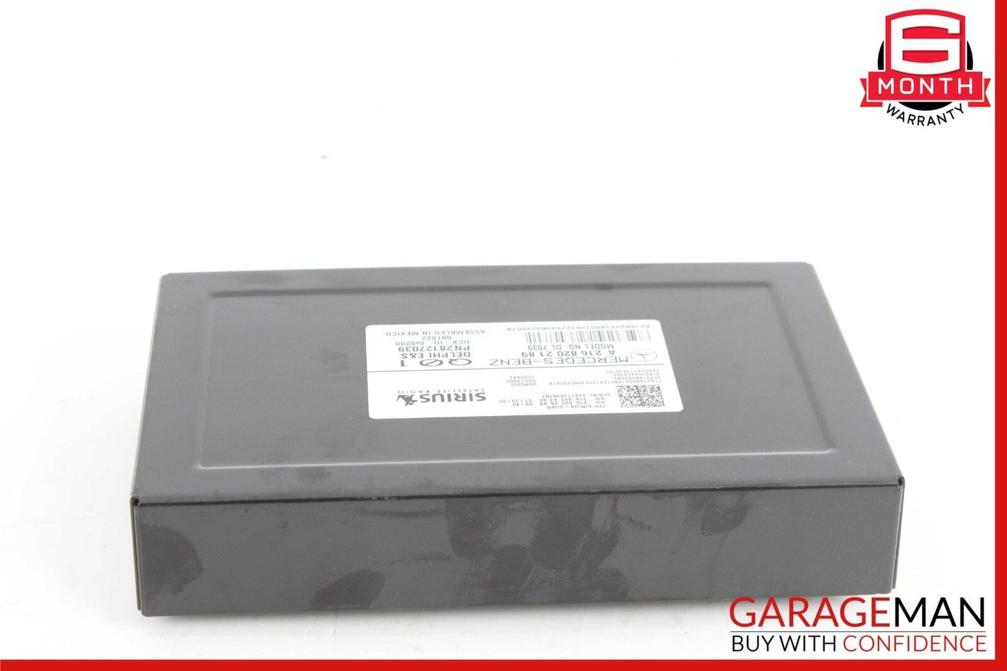 07-14 Mercedes-Benz SL550 R230 Sirius Satellite Radio Receiver 2168202189 Genuine