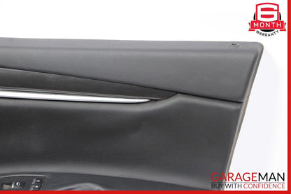 14-17 Maserati Ghibli Front Right Side Interior Door Panel Assembly Black