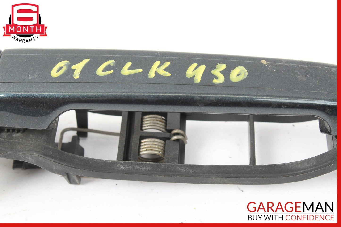 98-03 Mercedes W208 CLK430 Front Right Side Exterior Door Handle Green Black OEM