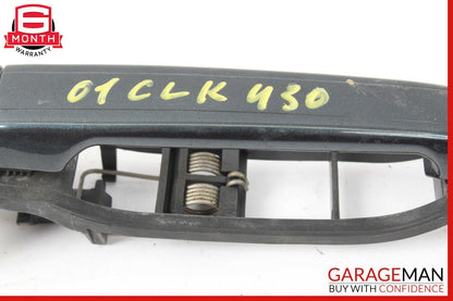 98-03 Mercedes W208 CLK430 Front Right Side Exterior Door Handle Green Black OEM