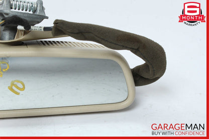 10-16 Mercedes C250 E350 E550 Front Top Upper Rear View Mirror Beige OEM