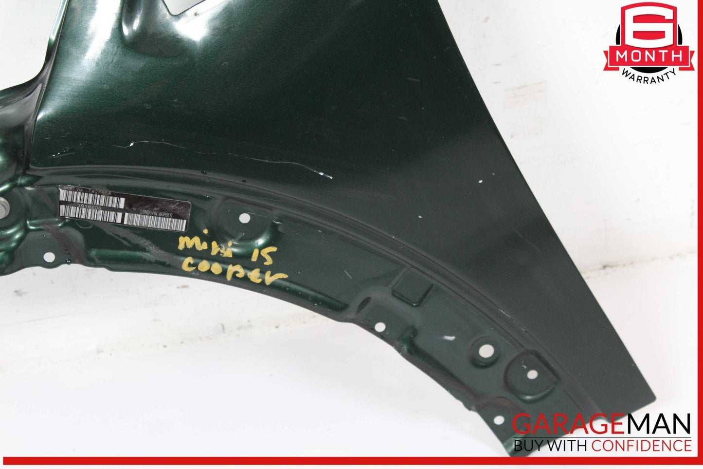 14-23 Mini Cooper Hardtop Front Left Driver Side Fender Panel Green OEM