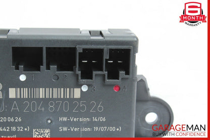 08-14 Mercedes W204 C300 C350 Rear Right Side Door Control Module 2048702526 OEM