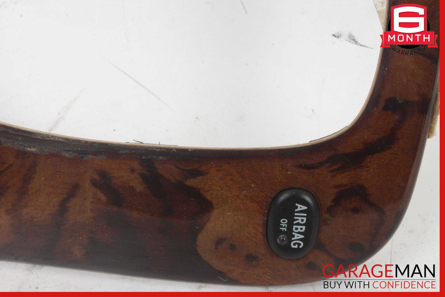 00-06 Mercedes W220 S430 S55 AMG Center Console Shift Shifter Trim Bezel Wood