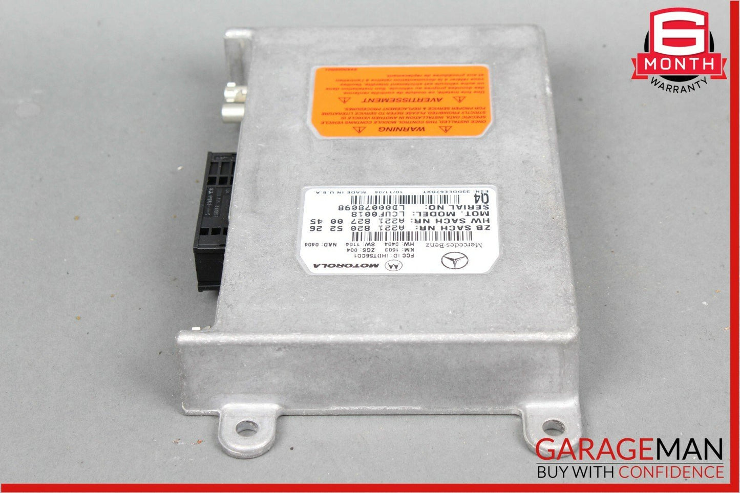 06-12 Mercedes W219 CLS500 S600 CLK350 ML550 Voice Communication Control Module