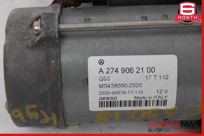 15-18 Mercedes W205 C350e C300 2.0L DENSO Engine Starter Motor 2749062100 OEM
