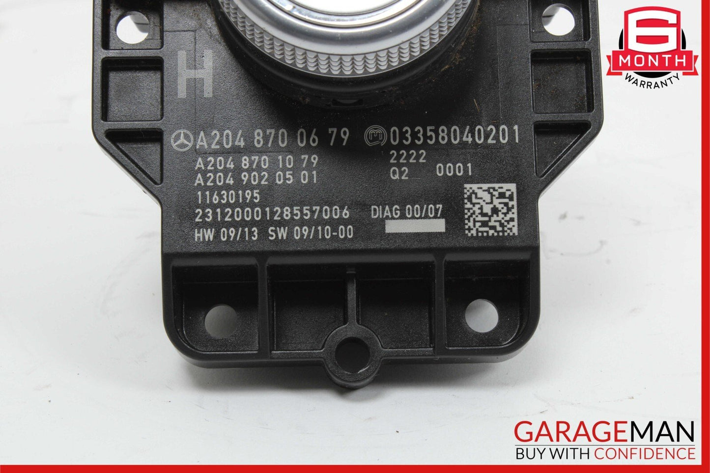 08-12 Mercedes W204 C300 Console Command Controller Knob Multi Switch Module OEM