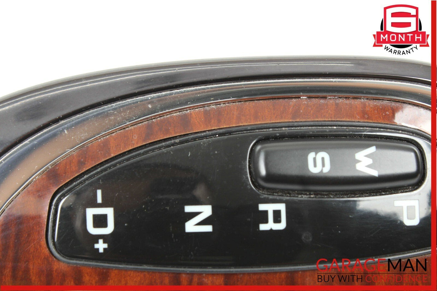 00-06 Mercedes W220 S430 Floor Gear Shifter Bezel Trim Indicator Bezel Wood