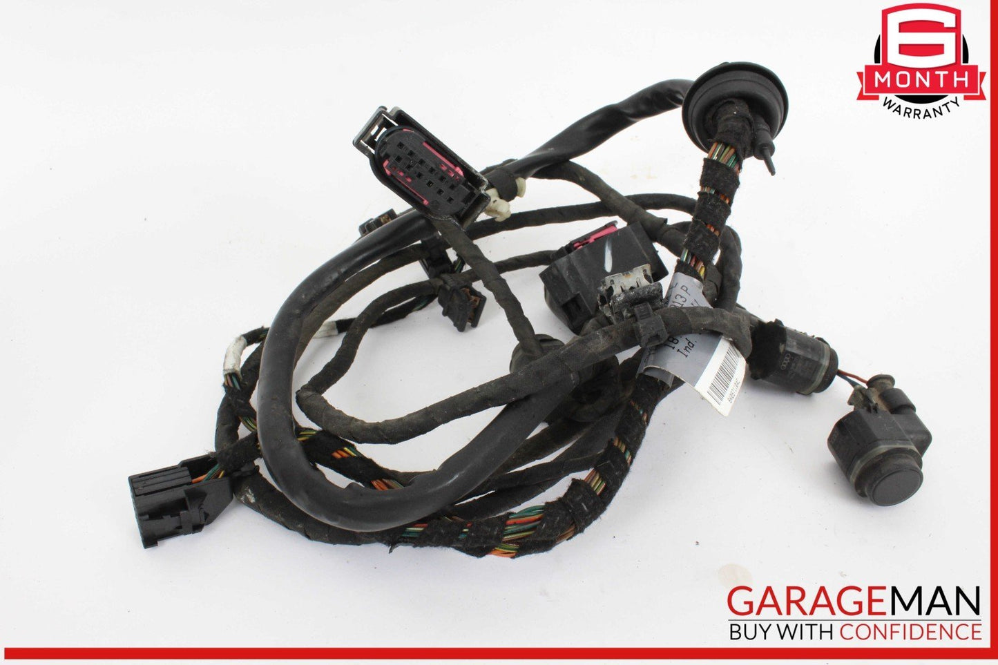 09-12 Audi S4 Rear Bumper Wire Wiring Harness w/ PDC Parking Assist Sensors OEM